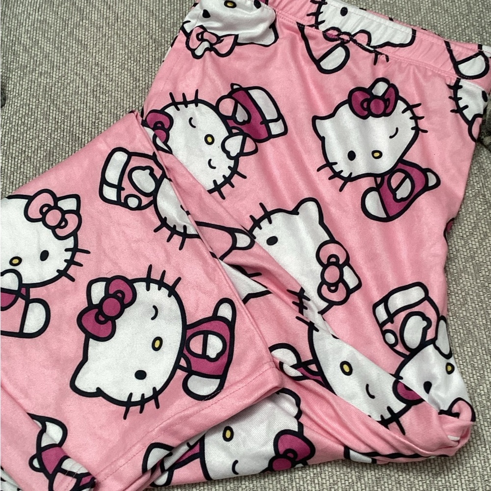 Hello Kitty Pink Pajama Bottoms for Kids